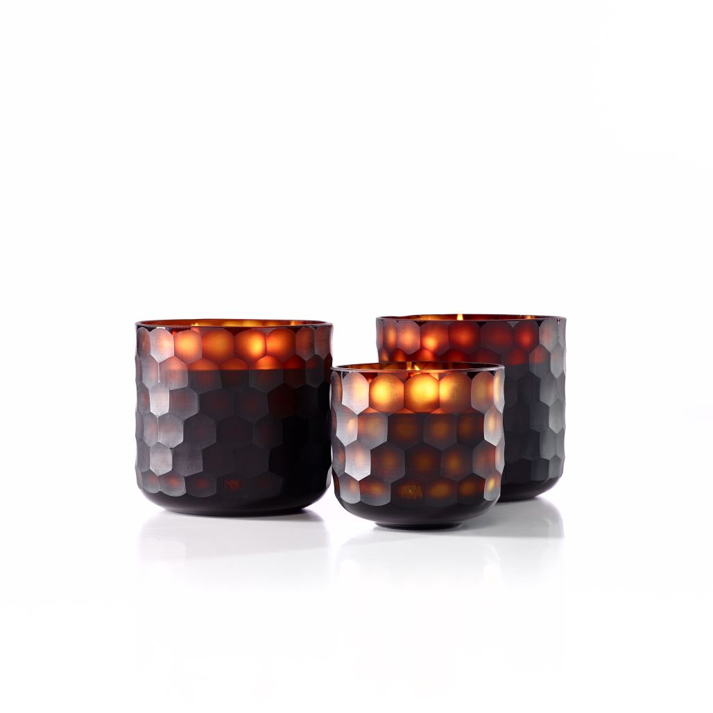 Circle Amber Candle