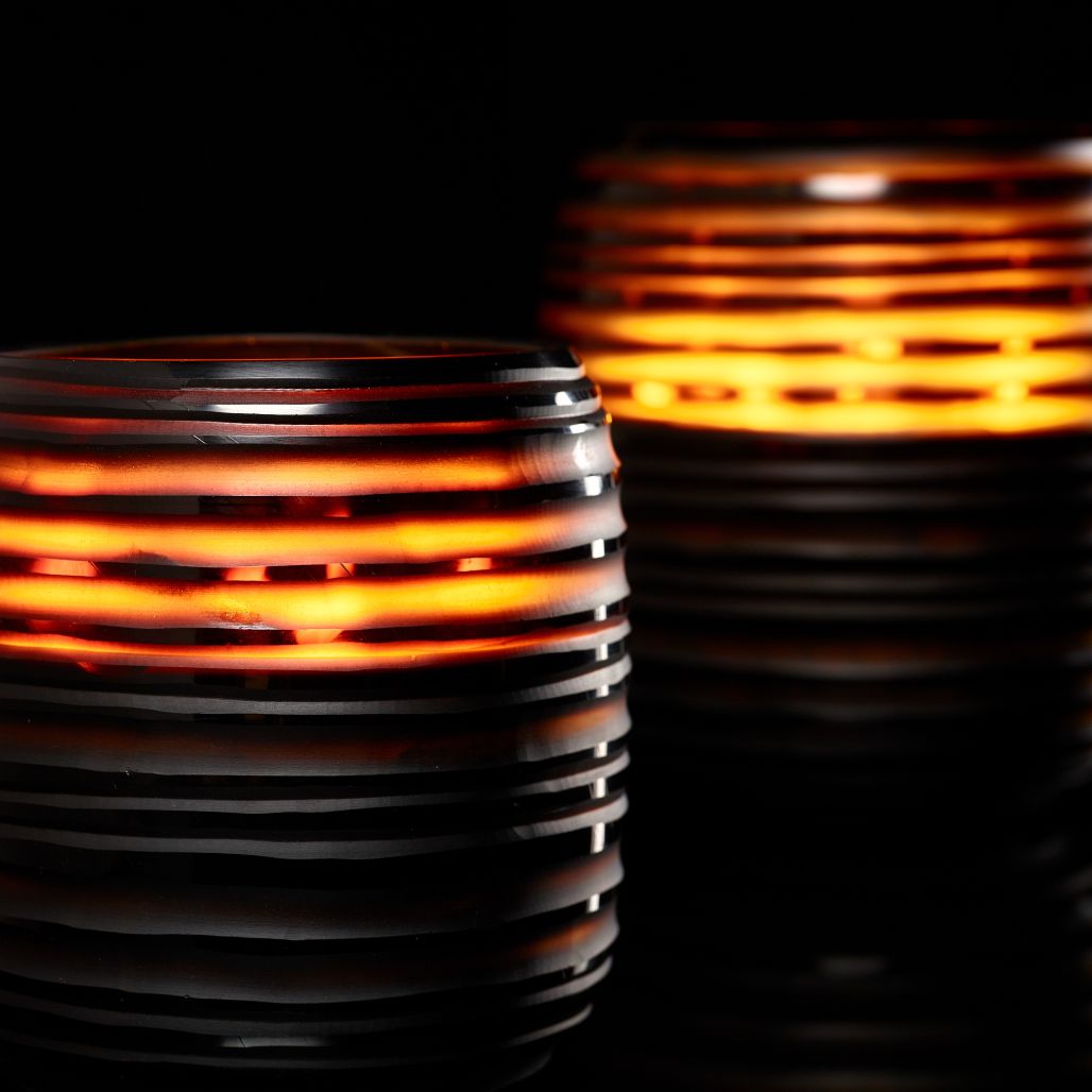Sphere Amber Candle